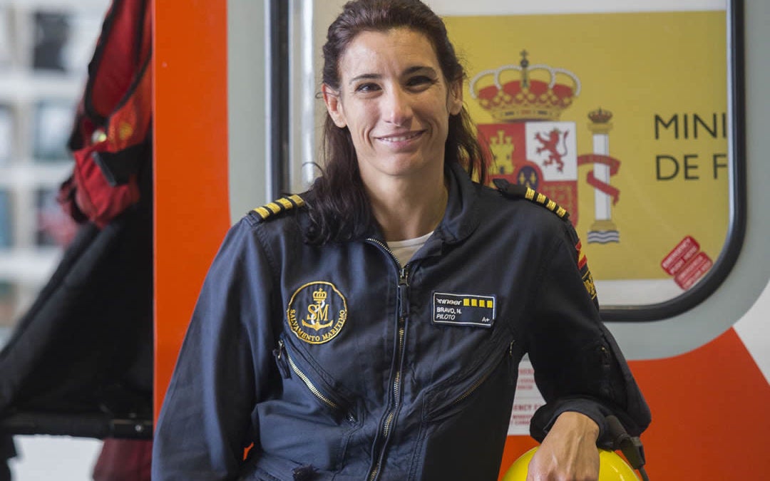 «Hay quien aún se sorprende al ver a una mujer pilotar el Helimer»